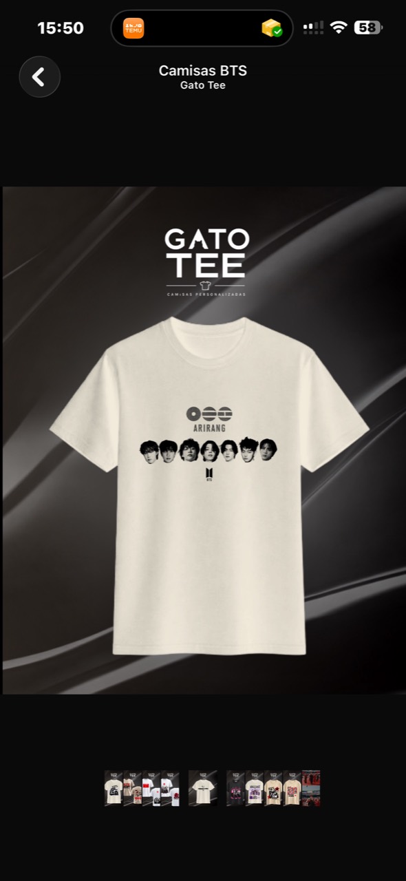 Camisa BTS 05