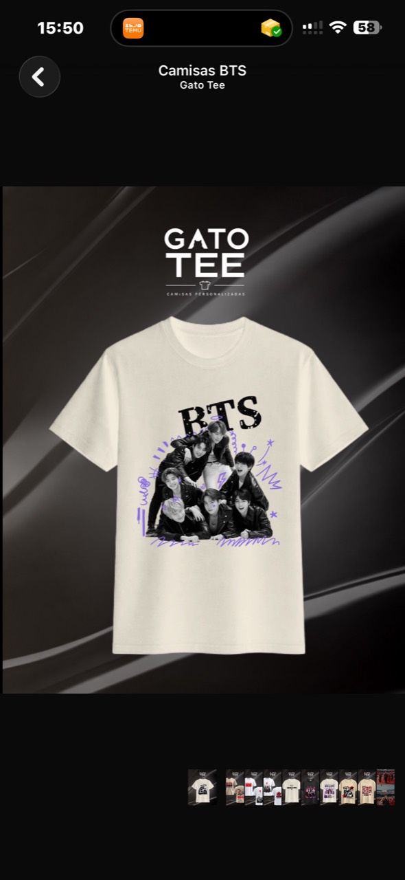 Camisa BTS 09