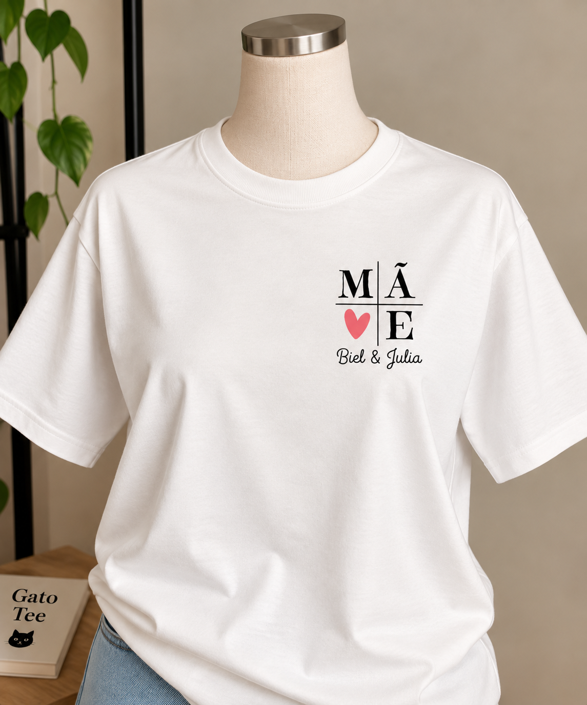 Mães 14 — Mãe — Coração e Nomes