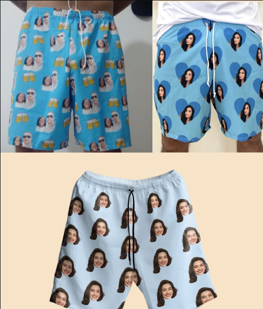Short personalizado masculino